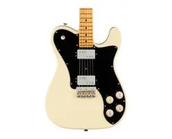 USED FENDER AMERICAN PROFESSIONAL II TELECASTER DELUXE OLYMPIC WHITE W/ MAPLE FB