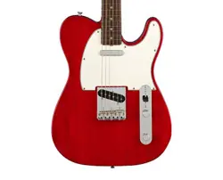 USED FENDER AMERICAN VINTAGE II 1963 TELECASTER - CRIMSON RED TRANSPARENT