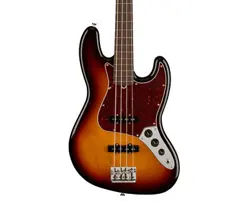 USED FENDER AMERICAN PROFESSIONAL II JAZZ BASS FRETLESS - 3-COLOR SUNBURST