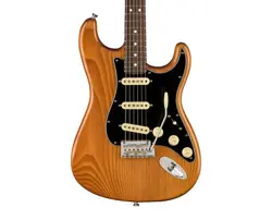 USED FENDER AMERICAN PROFESSIONAL II STRATOCASTER - ROASTED PINE W/ ROSEWOOD FB