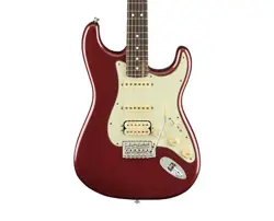 USED FENDER AMERICAN PERFORMER STRATOCASTER HSS - AUBERGINE W/ ROSEWOOD FB