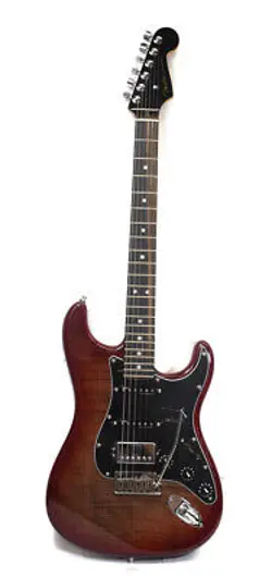 2022 FENDER DELUXE AMERICAN ULTRA STRATOCASTER HSS UMBRA BURST GUITAR WITH CASE
