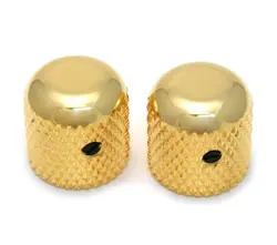 NEW GOLD DOME CONTROL KNOBS FOR FENDER STANDARD TELECASTER TELE MK-0110-002