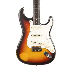 USED FENDER CUSTOM SHOP 1959 STRATOCASTER HEAVY RELIC - AGED 3-COLOR SUNBURST