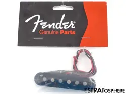 NEW FENDER AMERICAN STANDARD STRATOCASTER PICKUP MID, BLACK 006-3414-000