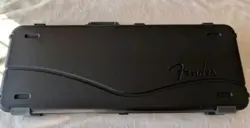 2022 FENDER USA ULTRA LUXE STRATOCASTER BLACK HARDSHELL CASE ELECTRIC GUITAR