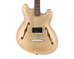 USED FENDER TOM DELONGE SIGNATURE STARCASTER - SATIN SHORELINE GOLD