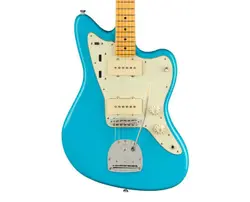 USED FENDER AMERICAN PROFESSIONAL II JAZZMASTER - MIAMI BLUE W/MAPLE FB