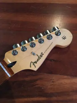 2021 FENDER PLAYER STRAT NECK STRATOCASTER PAU FERRO TUNERS F PLATE 75TH ANN