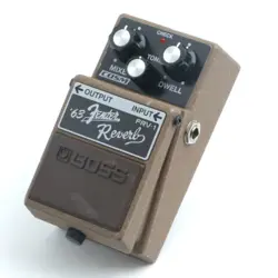 BOSS FRV-1 '63 FENDER REVERB GUITAR EFFECTS PEDAL P-27015