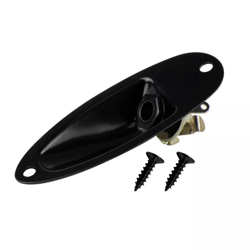 BOAT JACK PLATE FOR FENDER STRATOCASTER STRAT STYLE GUITAR PARTS BLACK