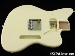 FENDER SQUIER PARANORMAL OFFSET TELECASTER SJ TELE BODY HARDWARE OLYMPIC WHITE
