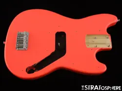 FENDER SQUIER SONIC BRONCO BASS BODY & HARDWARE BASS GUITAR TAHITIAN CORAL
