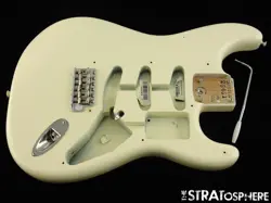 AMERICAN FENDER CLAPTON STRAT BODY & HARDWARE USA STRATOCASTER OLYMPIC WHITE
