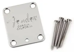 USA FENDER CLAPTON STRAT, NECK PLATE, GUITAR STRATOCASTER AMERICAN CORONA CA