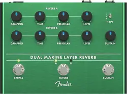FENDER DUAL MARINE LAYER REVERB PEDAL
