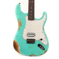 FENDER CUSTOM SHOP 1969 STRATOCASTER HARDTAIL HEAVY RELIC SEAFOAM GREEN