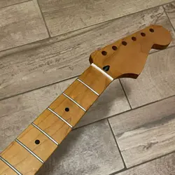 22 FRET ROASTED MAPLE STRAT STRATOCASTER GUITAR NECK NITRO SATIN FOR FENDER ST