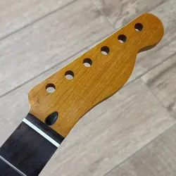 22 FRETS ROASTED MAPLE TELE GUITAR NECK ROSEWOOD NITRO SATIN FOR FENDER TL PART