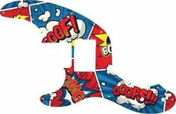 WD CUSTOM PICKGUARD FOR LEFT HAND FENDER TELECASTER BASS WITH HUMBUCKER #GCM0...