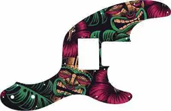 WD CUSTOM PICKGUARD FOR FENDER TELECASTER BASS WITH HUMBUCKER #GAL01 ALOHA TI...