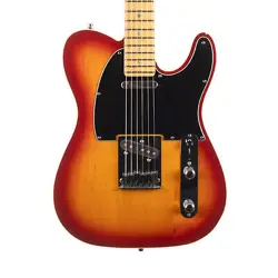 USED FENDER AMERICAN DELUXE TELECASTER AGED CHERRY SUNBURST 2005