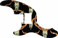 WD CUSTOM PICKGUARD FOR LEFT HAND FENDER TELECASTER BASS WITH HUMBUCKER #GOC0...