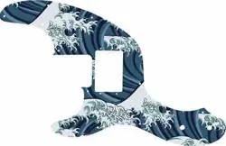 WD CUSTOM PICKGUARD FOR LEFT HAND FENDER TELECASTER BASS WITH HUMBUCKER #GT02...