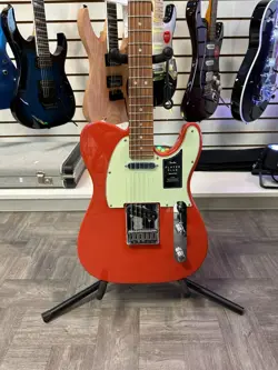 FENDER PLAYER PLUS TELECASTER  ELECTRIC GUITAR (FIESTA RED)