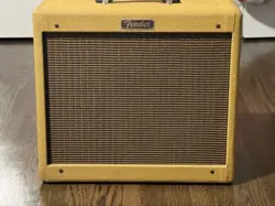 FENDER BLUES JUNIOR LTD C12N 120V LACQUERED TWEED GUITAR TUBE AMP