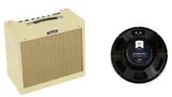 FENDER BLUES JR IV BLONDE NUBTEX CREX W/EMINENCE CANNABIS REX