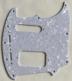 GUITAR PARTS GUITAR PICKGUARD FOR FENDER KURT COBAIN JAG-STANG 4-PLY-WHITE PEARL