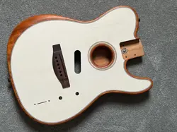 FENDER AMERICAN ACOUSTASONIC TELECASTER GUITAR BODY WHITE