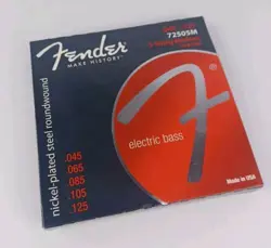 GENUINE FENDER® 72505M NICKEL PLATED STEEL 5 STRING BASS STRINGS 0.045-0.125