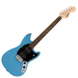 SQUIER BY FENDER SONIC MUSTANG HH LRL BLACK GUARD CALIFORNIA BLUE