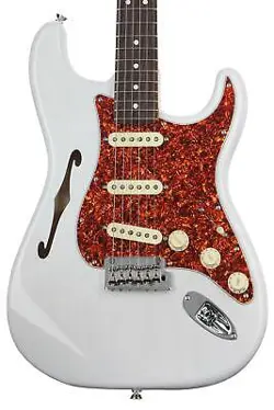 FENDER AMERICAN PROFESSIONAL II THINLINE STRATOCASTER ELECTRIC GUITAR - WHITE