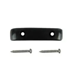 BLACK THUMB REST TUG BAR FINGER PULL FOR FENDER JAZZ PRECISION BASS GUITAR SCREW