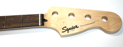 SQUIER BY FENDER PRECISION BASS, P-BASS REPLACEMENT GUITAR NECK *DENT*  #M9329