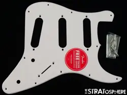 FENDER SQUIER MINI SERIES STRAT PICKGUARD, STRATOCASTER WHITE.