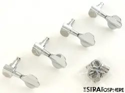 FENDER SQUIER MINI PRECISION P BASS 4 TUNERS, TUNING PEGS GUITAR PARTS