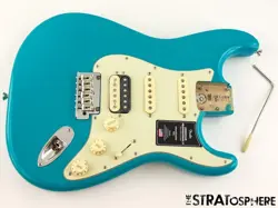FENDER AMERICAN PROFESSIONAL II HSS LOADED BODY USA STRAT MIAMI BLUE!