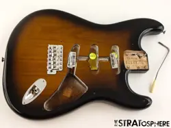 USA FENDER ERIC JOHNSON STRAT BODY & HARDWARE AMERICAN NITRO 2TS $10 OFF