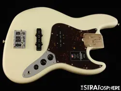 FENDER AMERICAN PROFESSIONAL II JAZZ J BASS, LOADED BODY, USA OLYMPIC WHITE!