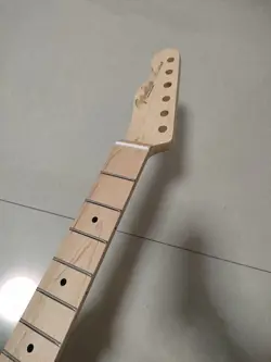 LEFT HAND 22 FRET ELECTRIC GUITAR NECK DOT INLAY FENDER TELE STYLE MAPLE MATTE