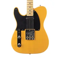 USED FENDER AMERICAN ORIGINAL '50S TELECASTER LEFT HANDED BUTTERSCOTCH 2017