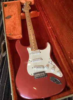FENDER CUSTOM SHOP 1956 STRATOCASTER NOS FIESTA RED USA SOLID ELECTRIC GUITAR