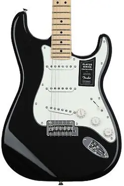 FENDER PLAYER STRATOCASTER - BLACK WITH MAPLE FINGERBOARD