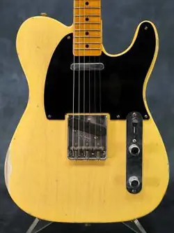 FENDER CUSTOM SHOP 70TH ANNIVERSARY BROADCASTER RELIC AGED NOCASTER BLONDE
