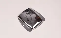 1977 VINTAGE FENDER JAZZ BASS BRIDGE COVER ASHTRAY CHROME 1970S USA