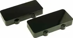WD REPLACEMENT PICKUP COVER SET OF 2 FOR FENDER JAZZMASTER BLACK CLOSED (25 S...